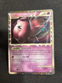 2010 POKEMON HEARTGOLD & SOULSILVER TRIUMPHANT #97 MEW-HOLO NM - Image 1