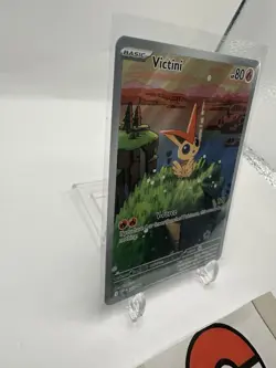 Pokemon Victini SVP 208 Black Bolt White Flair PROMO & Victini 012/086 Poke Ball - Image 5