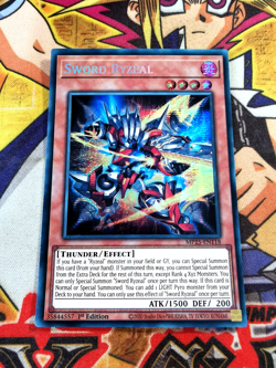 Sword Ryzeal mp25-en118 1st Edition (NEW) Prismatic-Secret Rare Yu-Gi-Oh! - Image 1