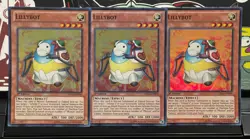 3x YuGiOh! DRLG-EN050 Lillybot - 1st Edition Super Rare - Image 1