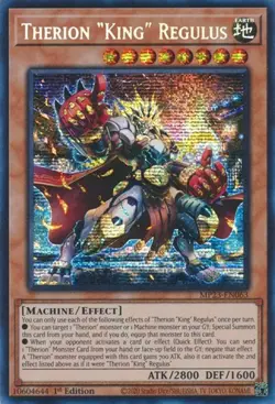1x Therion "King" Regulus - 1st Edition NM Eng YuGiOh - Dueling Heroes 25th Tin - Image 1