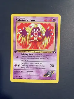 Pokemon Card - Sabrina's Jynx Gym Challenge 1st Edition 57/132 Uncommon - Image 1
