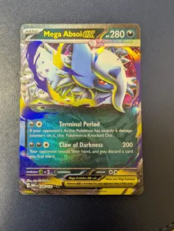 Mega Absol ex 086/132 Mega Evolution Pokemon Card TCG English - FRESH - Image 1