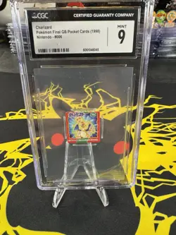 Charizard CGC Mint 9 Nintendo GB Pocket Card Japanese Pokemon Only 1 Higher! - Image 1