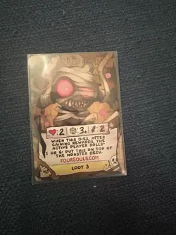 Binding of Isaac Four Souls Card Game - Rag Man Gen Exclusive Con 2025 (Sleeved) - Image 1