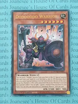 DUAD-EN004 Dodododo Warrior Ultra Rare Yu-Gi-Oh Card 1st Edition New - Image 1