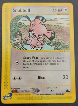 Pokemon Card Snubbull 101/144 common 2003 Skyridge LP - Image 1