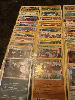 Pokemon Cards 75-Card Lot ONLY RARES. All From 2022-2023. 25 Are Reverse Holos! - Image 5