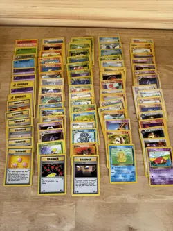 Pokemon Lot 80 Cards Trader 90s Vintage (LOT G) - Image 1