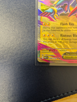 Mega Manectric EX 050/132 - Mega Evolution Double Rare Pokemon Card NM - FRESH - Image 3