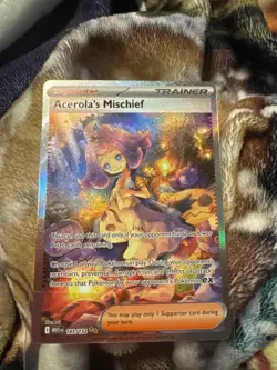 Acerola's Mischief 183/132 Me01: Mega Evolution Holo Pokemon Card - Image 1