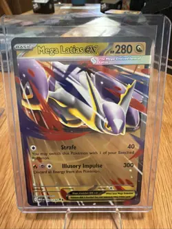 Mega Latias ex 100/132 Pokemon TCG Card Mega Evolution Ultra Rare NM - In Hand - Image 1