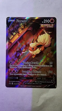 Flareon V SWSH179 SWSH: Sword & Shield Promo Cards Holo NM-M - Image 1