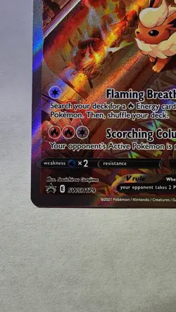 Flareon V SWSH179 SWSH: Sword & Shield Promo Cards Holo NM-M - Image 3
