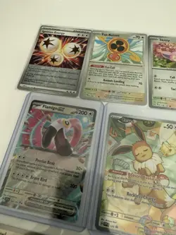 Pokemon Lot Eevee - 173 SVP Prismatic Evolutions Promo Plus Bonus Cards Cinccino - Image 4