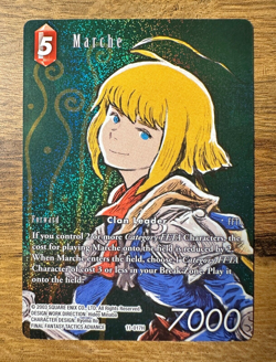 Final Fantasy TCG Opus 11 XI - Marche 11-017H Full Art *FOIL* Hero Trading Card - Image 1