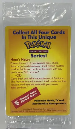 POKEMON WARNER BROS PROMO TRADING CARD SEALED PACK *BRAND NEW & SEALED* - Image 1