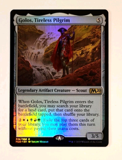 Near Mint - Golos, Tireless Pilgrim - Foil - MTG Magic 2020 Core Set - Image 1