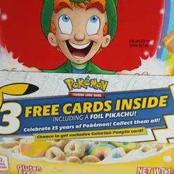 Sealed 25th Anniversary Pokemon Lucky Charms 3 Free Cards Inside Pikachu Foil - Image 2