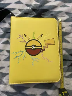 Pokemon Pikachu Card Holder Organizer with Pokeball Design 50 Pages 4 Slots Page - Image 3