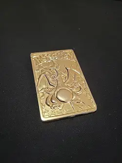 1999 Pokemon 23k Gold Plated Charizard Card Burger King Promo - Loose - Image 2