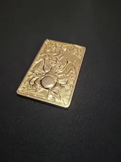 1999 Pokemon 23k Gold Plated Charizard Card Burger King Promo - Loose - Image 3
