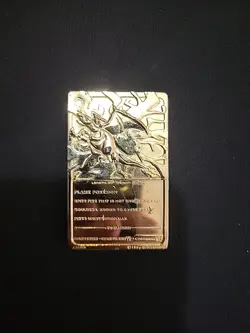 1999 Pokemon 23k Gold Plated Charizard Card Burger King Promo - Loose - Image 4