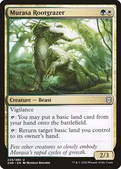 MURASA ROOTGRAZER x4 mtg NM-M Zendikar Rising 4 Unc - Image 1