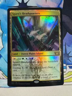 2022 MTG Streets Of New Capenna Spara's Headquarters Foil #257 - Image 1