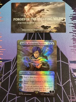 KAITO Mysterious Maestro Jace Unraveler of Secrets Secret Lair Foil Hatsune Miku - Image 1
