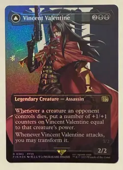 Vincent Valentine Borderless Foil - Final Fantasy MTG - Image 1