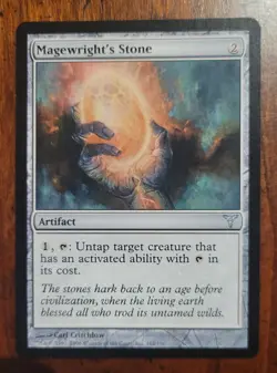 Magewright's Stone x1 MTG Dissension Magic Light Play LP English - Image 1