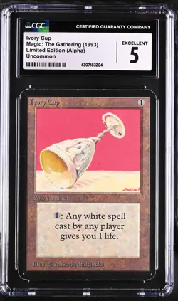 IVORY CUP Alpha CGC 5 Vintage MTG [Nostalgium] - Image 1