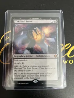 MtG Spider-Man, The Soul Stone NM #0066 Magic The gathering Mythic Artifact - Image 1