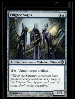 2008 Shards of Alara Filigree Sages Expansion/Uncommon #44 - Image 1