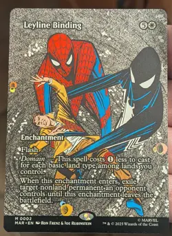 Leyline Binding 0002 (Borderless) MTG Magic Marvel's Spider-Man - Image 1