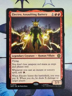 2025 MTG Spider-Man Electro, Assaulting Battery #76 - Image 1
