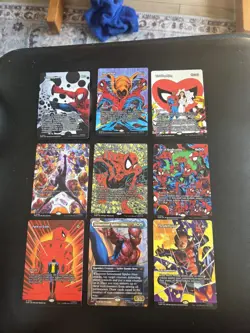 Borderless Saw in Half, MTG, Marvel's Spider-Man, Magic the Gathering LOT - Image 2