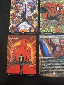 Borderless Saw in Half, MTG, Marvel's Spider-Man, Magic the Gathering LOT - Image 3