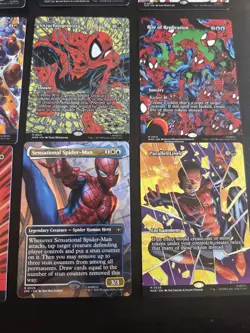 Borderless Saw in Half, MTG, Marvel's Spider-Man, Magic the Gathering LOT - Image 4