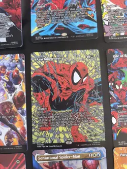 Borderless Saw in Half, MTG, Marvel's Spider-Man, Magic the Gathering LOT - Image 5