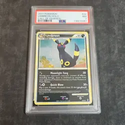 2011 POKEMON CALL OF LEGENDS UMBREON #22 HOLO PSA 7 NM - Image 1