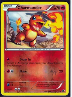 2013 CHARMANDER 17/113 Legendary Treasures Pokemon REVERSE HOLO - Image 1