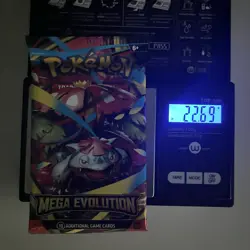 (VERY HEAVY) 22.69g Pokemon TCG Mega Evolution Booster Pack (SEALED)✅ - Image 1