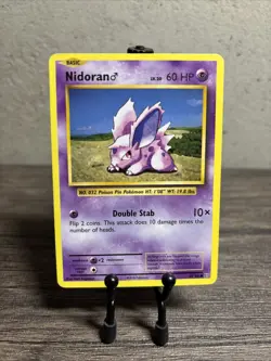 Nidoran M 43/108 Evolutions Regular-Vintage-Pokemon TCG-Fast Shipping-LP!! - Image 1
