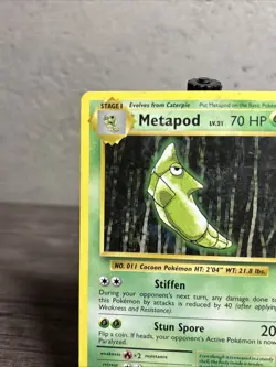 Metapod 4/108 Evolutions Regular-Vintage-Pokemon TCG-Fast Shipping-LP!! - Image 2