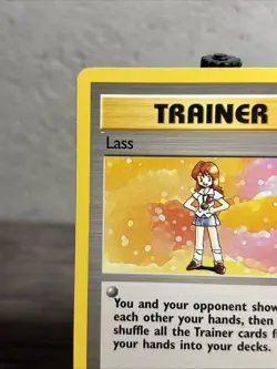 Lass Trainer 104/130 Base Set 2 Regular Rare-Pokemon TCG-Fast Shipping-NM! - Image 2