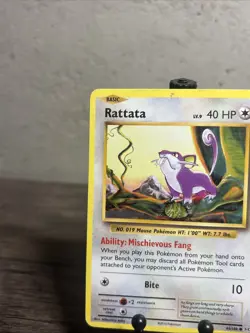 Rattata 66/108 Evolutions Regular-Vintage-Pokemon TCG-Fast Shipping-LP!! - Image 2