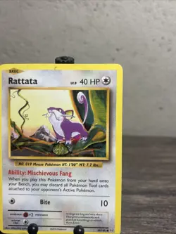 Rattata 66/108 Evolutions Regular-Vintage-Pokemon TCG-Fast Shipping-LP!! - Image 3