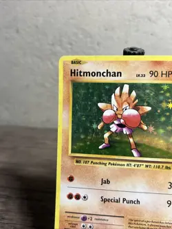 Hitmonchan 62/108 Evolutions Holo-Vintage Rare-Pokemon TCG-Fast Shipping-LP!! - Image 2